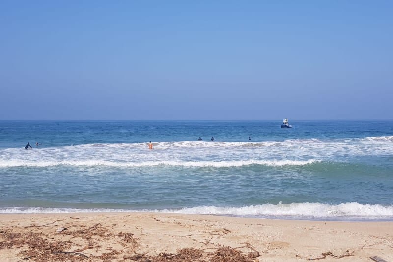 אזהרת רחצה בחוף גלי גליל דרום בנהריה