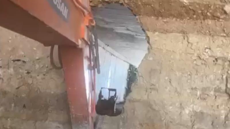 צפו ברגע פריצת המנהרה שתחבר את נמלי חיפה לרכבת
