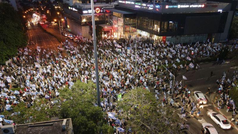 יום השיבוש: אלפים הפגינו בכמה מוקדים בחיפה