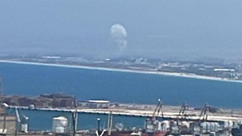 זו הסיבה לרעש הפיצוץ ופטריית העשן שנראתה בחופי הקריות