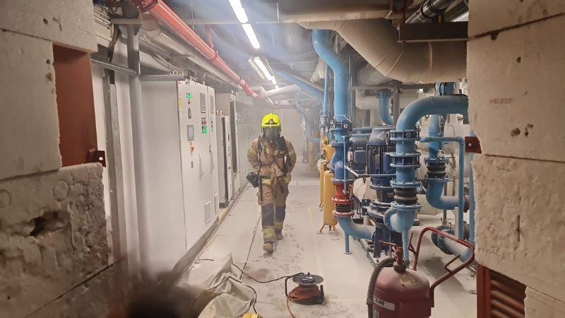 הלילה: שריפה פרצה בארון חשמל בבית החולים בני ציון
