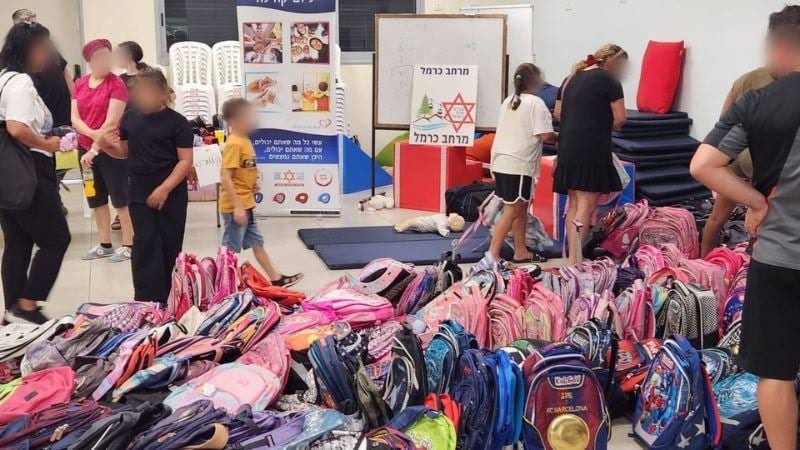 מרגש: לקראת פתיחת שנת הלימודים – מתנדבי מד"א למען ילדי הקריות