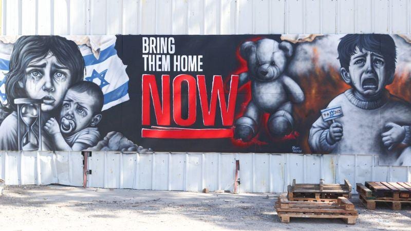 "העולם חייב להתעורר": האמן בנצי ברופמן נרתם למאבק להחזרת החטופים