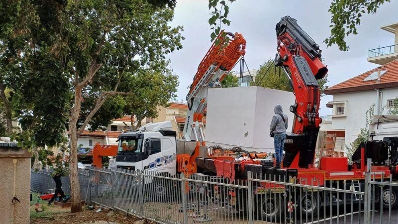 עיריית קריית אתא החלה בהצבת ממ"דים יבילים בגני הילדים