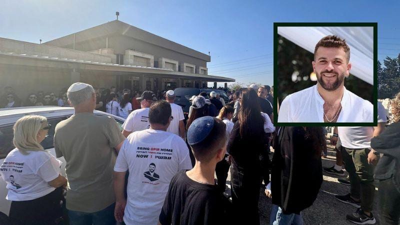 "שמרת על כולם חוץ מעצמך": המונים ליוו את אופיר צרפתי ז"ל בדרכו האחרונה