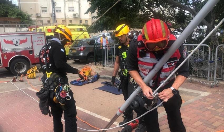 בשעה זו בנו"ש: תרגיל הכנה לקיץ של כבאות והצלה