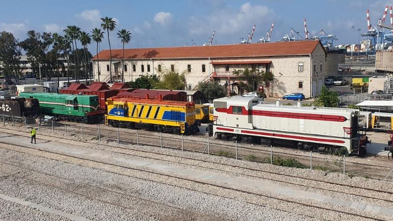 מסיבת קטרים במוזיאון הרכבת בחיפה