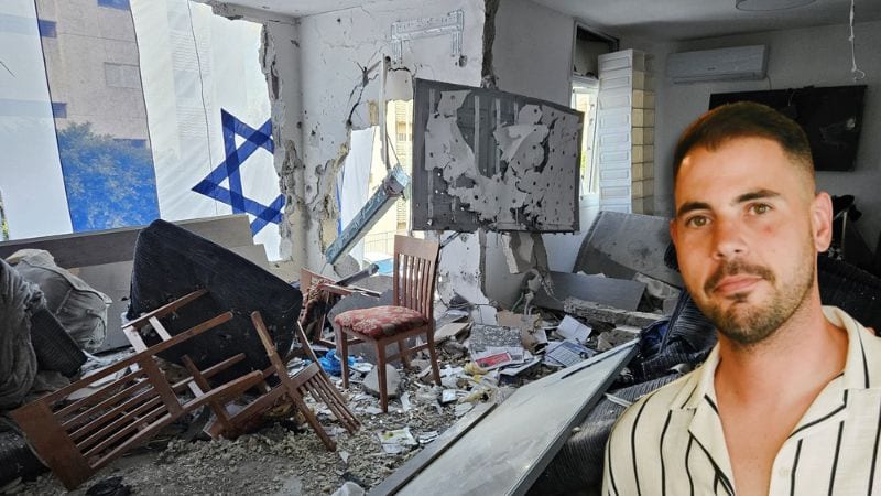 "כשנכנסתי ראיתי תמונה של הבן מחוררת. זה מה שנשאר מהבית שלי"